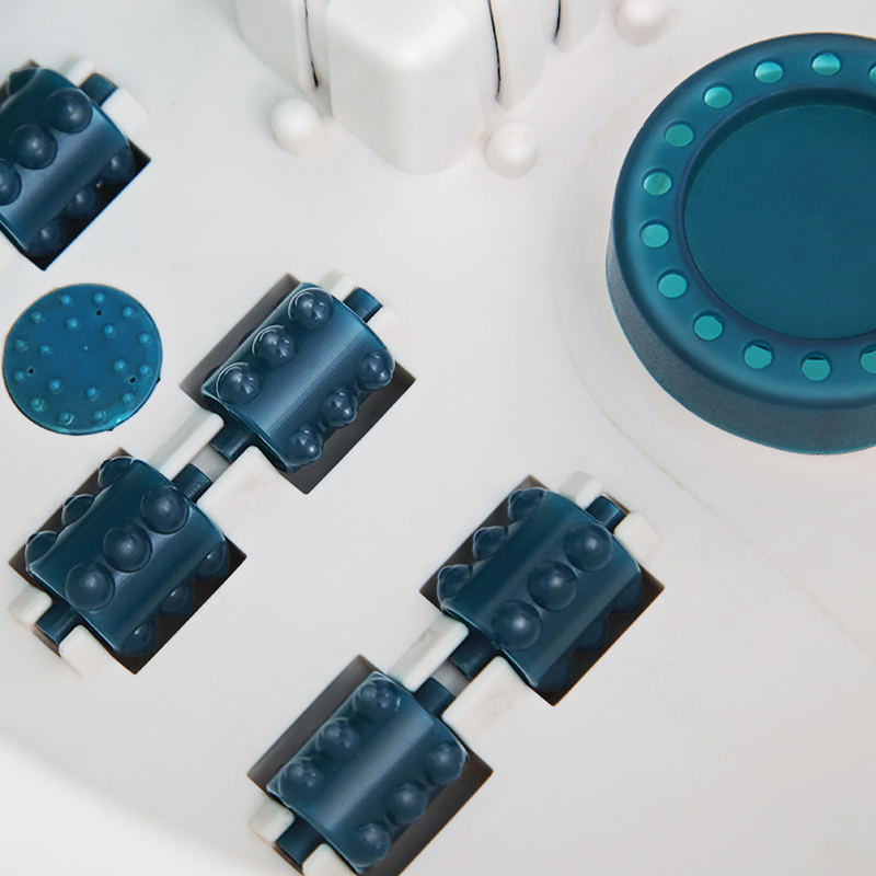 MM-19A masážny kúpeľ na nohy s tepelnými bublinkami a vibračnou masážou