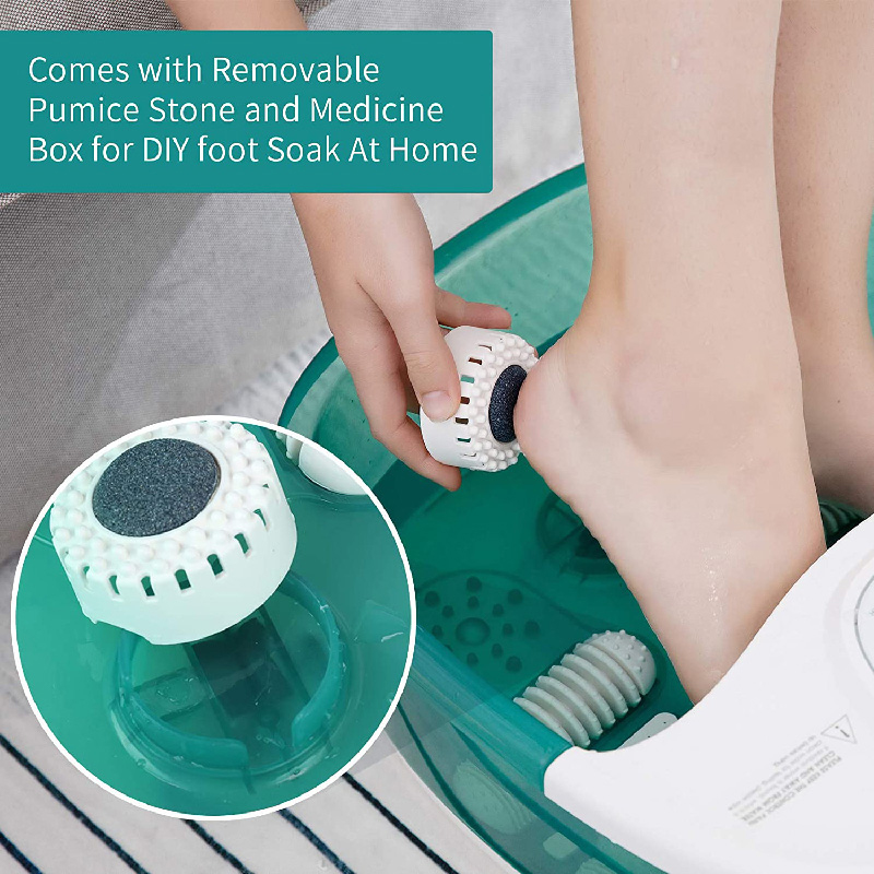 MM-20A-3 masážny kúpeľ na nohy s teplom a štyrmi veľkými masážnymi valcami