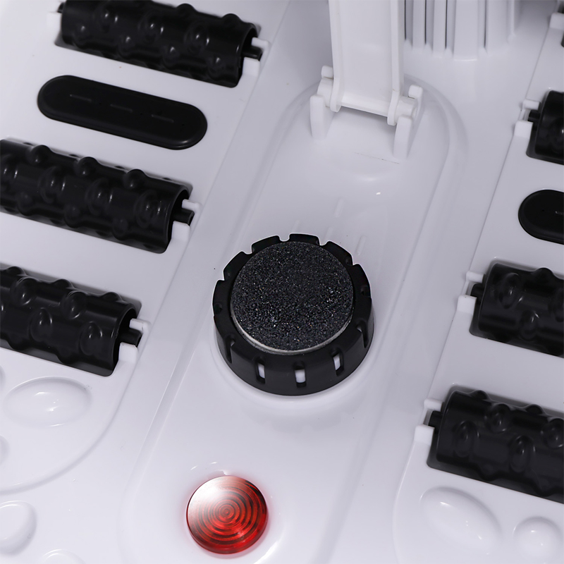 MZD-22B-2 500W skladací masážny stroj na nohy s 8 ks masážnych valčekov na relaxačnú masáž nôh