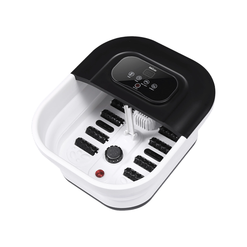 MZD-22B-2 500W skladací masážny stroj na nohy s 8 ks masážnych valčekov na relaxačnú masáž nôh