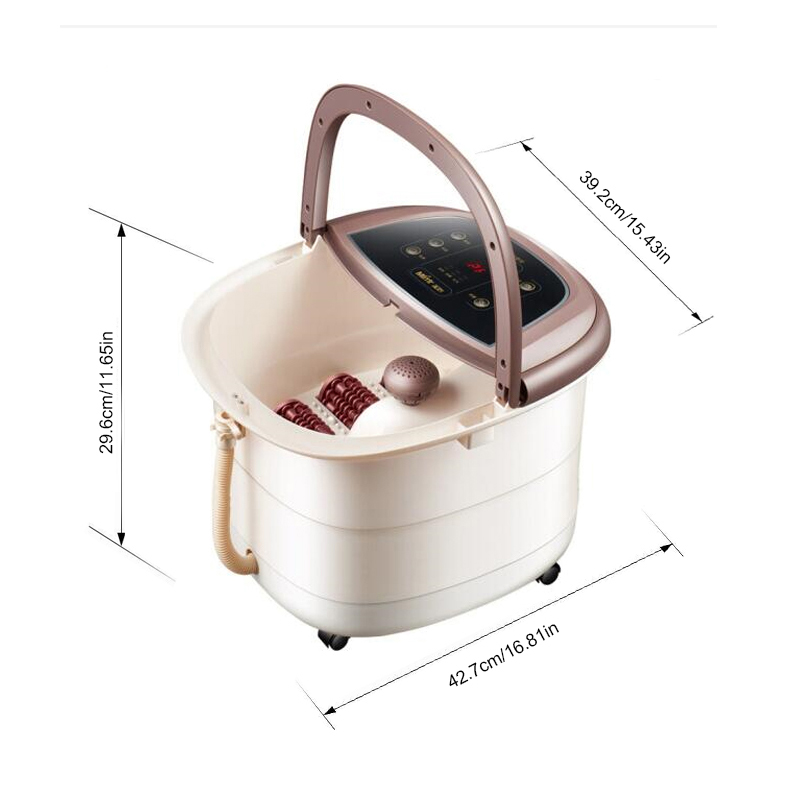 JD-618 Automatický masážny prístroj na nohy vo vírivke s rotačnými masážnymi valčekmi