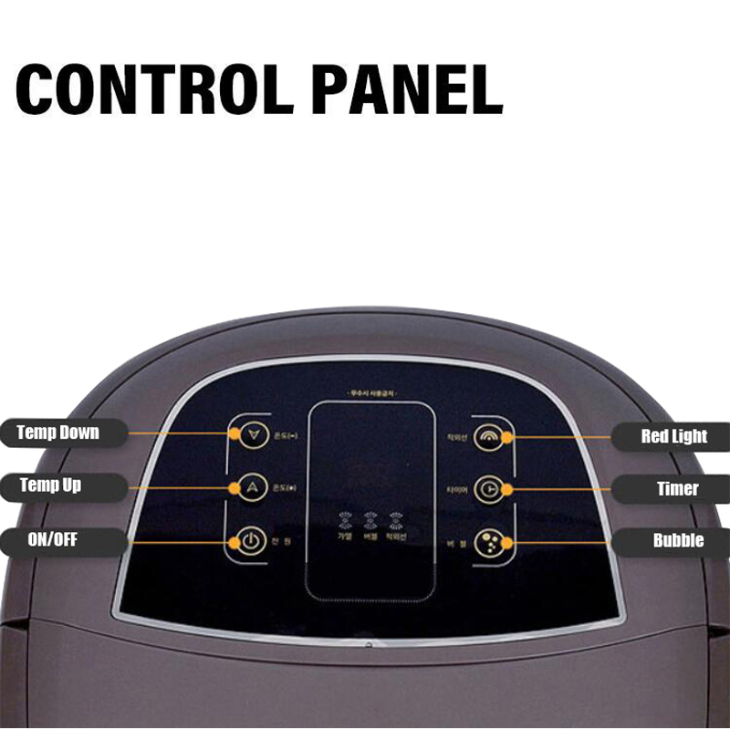 JD-618 Automatický masážny prístroj na nohy vo vírivke s rotačnými masážnymi valčekmi